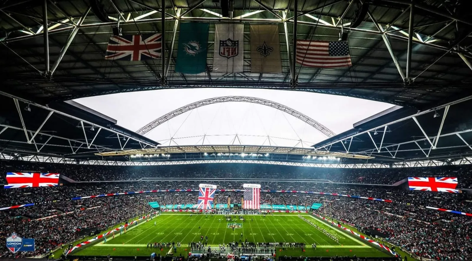 Stadium fixture set-up by Celtic Stage Crew